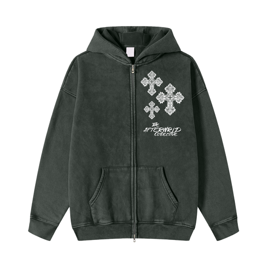 DEUS VULT black Zip up